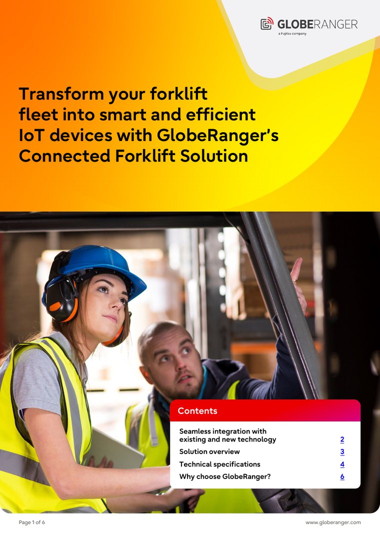 Cover of Connected forklift, the truck as a capture point